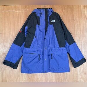 VTG The North Face Men's goretex summit series Black and Blue Ski Jacket